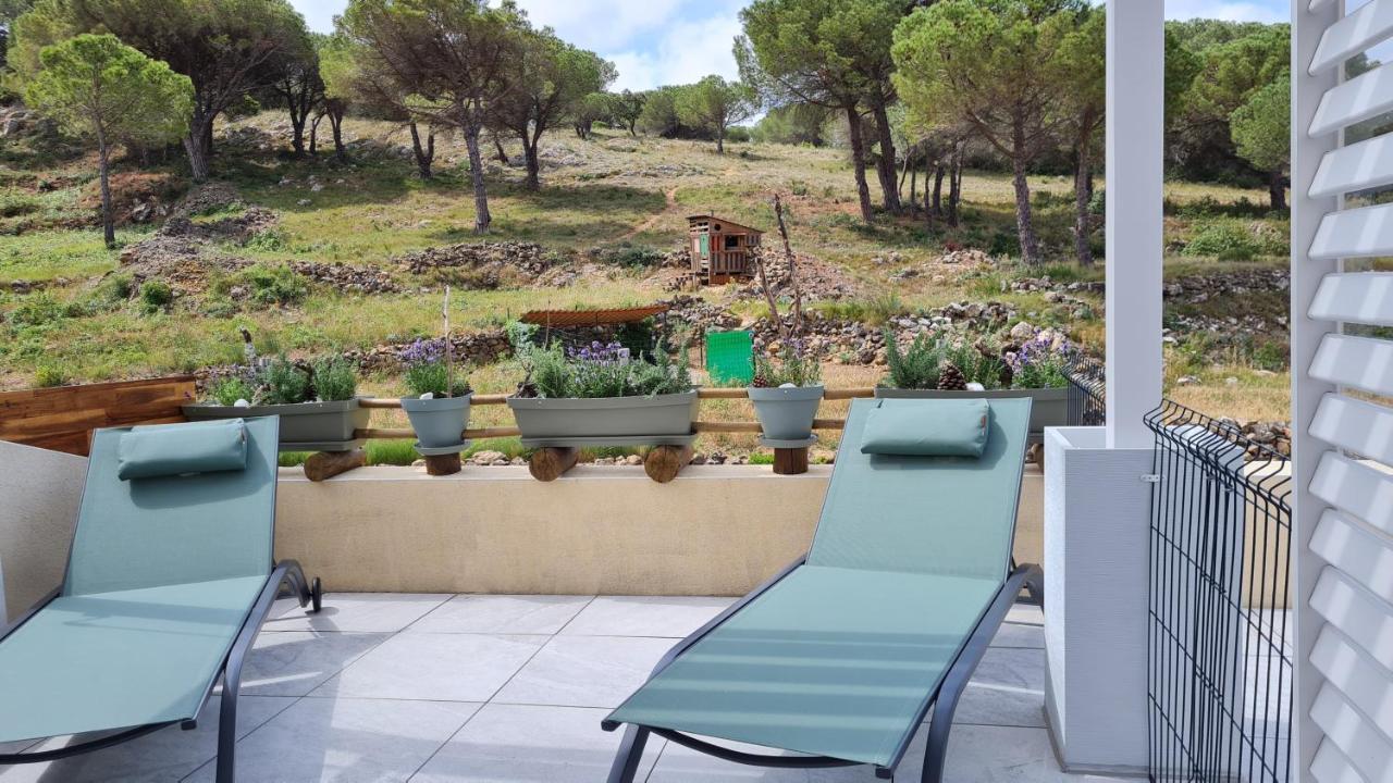 Bizanet Chambres D'Hotes B&B La Bergeronnette Avec Piscine Couverte Chauffee מראה חיצוני תמונה